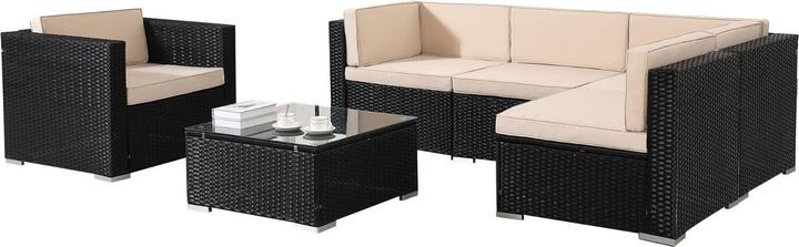 Produktbild Arebos Polyrattan Sitzgruppe