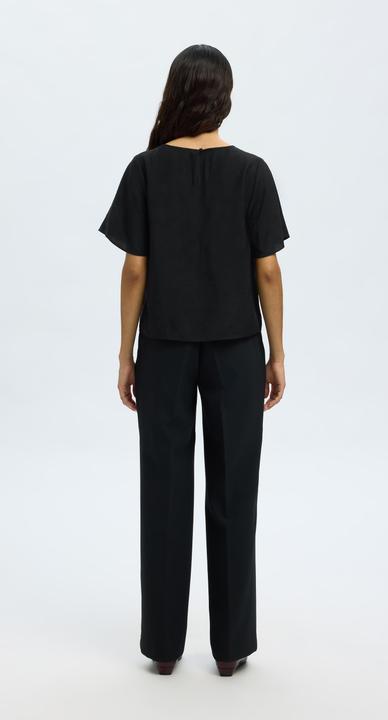 Immagine prodotto Selected Viskosemix Oberteil mit kurzen Ärmeln (36)