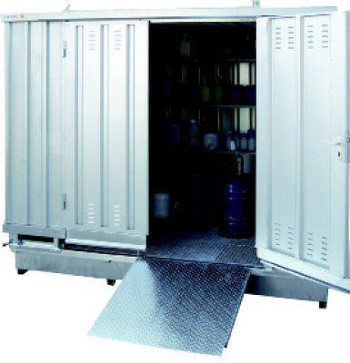Actual product image kaiserkraft Hazardous material container for passive storage of flammable substances (3900 l)