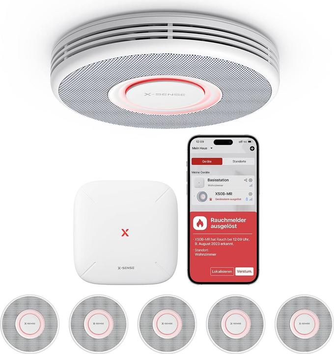 Produktbild X-Sense Rauchmelder-Set XS0B-MR61 mit Sprachausgabe