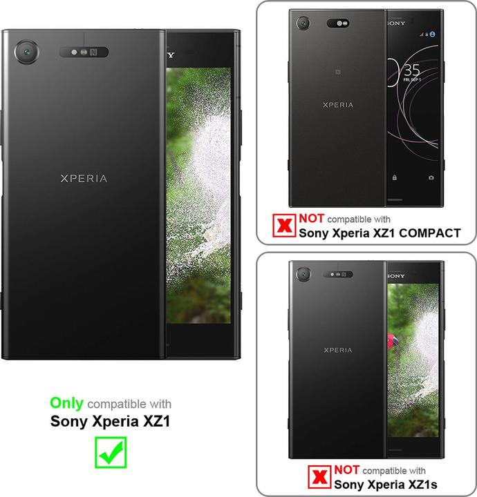 Actual product image Cadorabo Flower Book Cover (Sony Xperia XZ1)