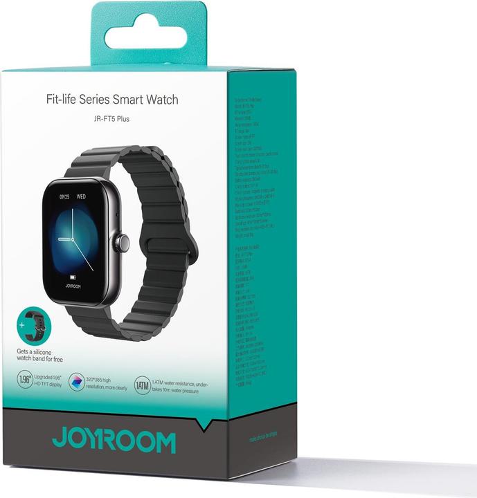 Immagine prodotto Joyroom Smartwatch Fit-Life JR-FT5 Plus con funzione di risposta alle chiamate - nero