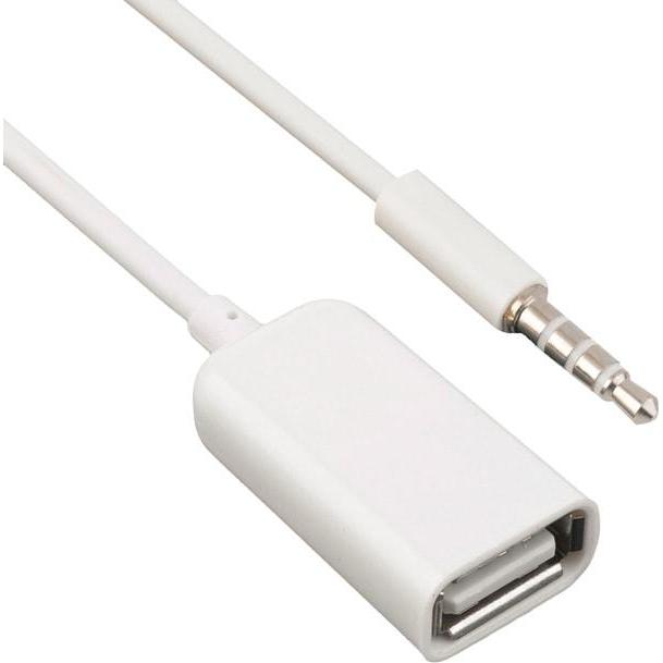 Thumbnail - JTI 3,5-mm-Aux-Stecker auf USB-Buchse-Adapterkabel, Audio Adapter