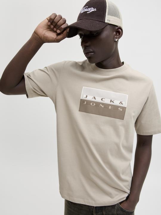 Produktbild Jack & Jones Jcofusion Dots Print Tee Ss Crew Sn (M)