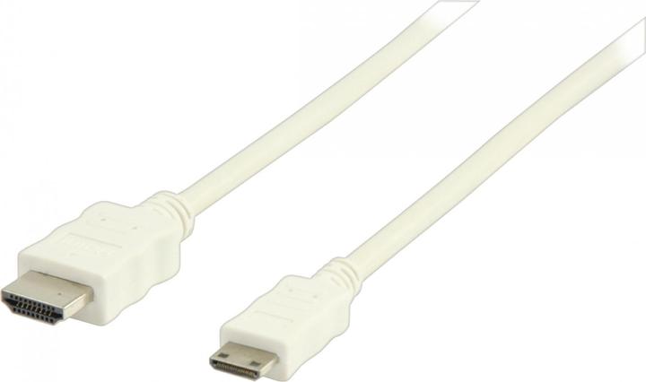 Immagine prodotto Valueline Cavo HDMI ad alta velocità con spina HDMI Ethernet - Mini spina HDMI 2,00 m bianco (2 m)