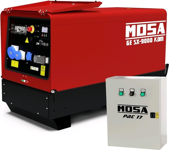 Mosa GE SX9000 KDM Groupe électrogène diesel silencieux 83 kW avec ATS (38 l)