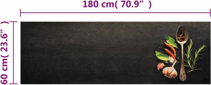 Produktbild vidaXL Küchenteppich (60 x 180 cm)