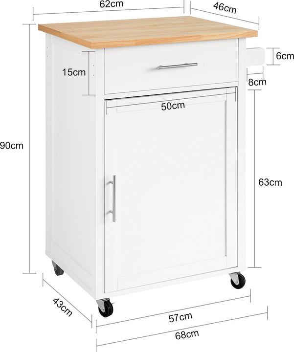 Produktbild SoBuy Küchenwagen