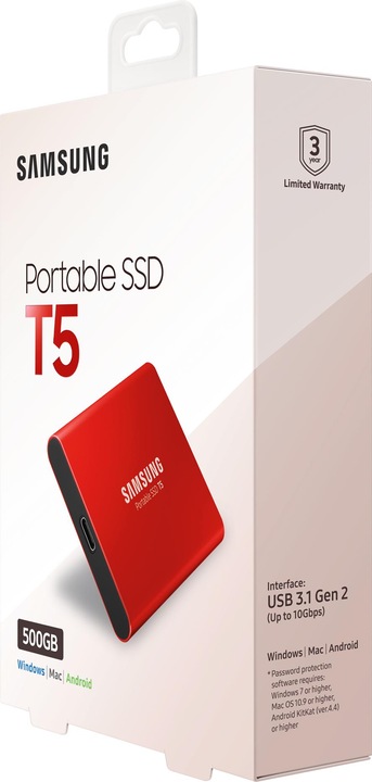 Produktbild Samsung Portable T5 (500 GB)