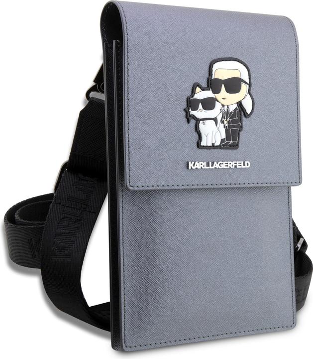 Immagine prodotto Karl Lagerfeld Torebka KLWBSAKCPMG srebrny/silver Saffiano Karl & Choupette