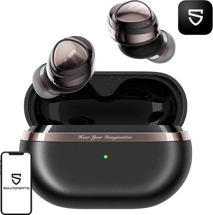 Soundpeats Earphones Opera03 (black) (ANC, 33 h, Kabellos)