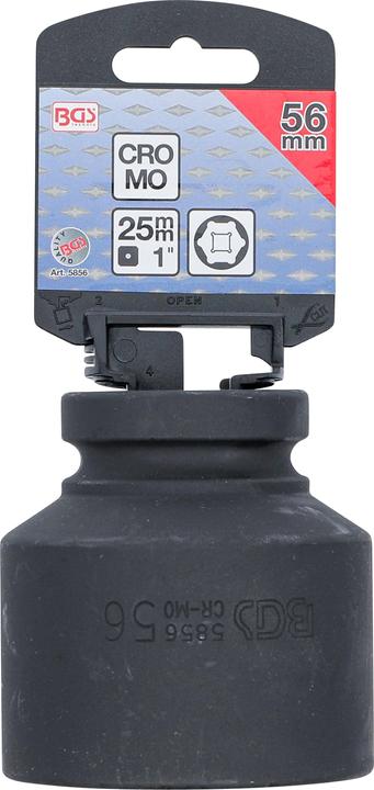 Actual product image BGS Impact Socket, Hexagon 25 mm (1") Drive 56 mm (56 mm)