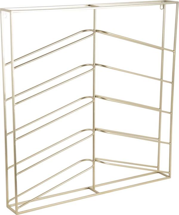 Produktbild present time Wijnrek Cuadro - Lichtgoud - 67x7.5x66cm - Scandinavisch (PT4270GD)