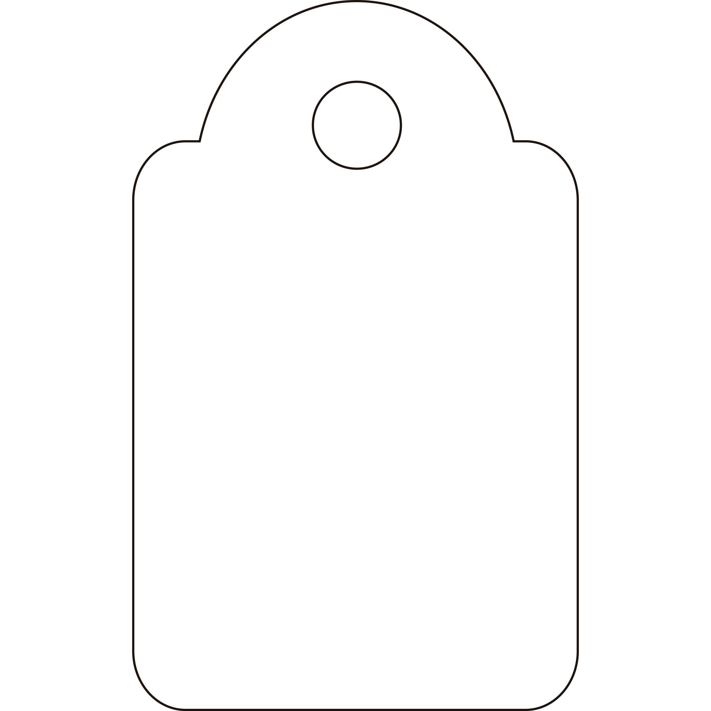 Agipa Warenanh"nger, 15 x 24 mm, weiá (1000x) (00388)