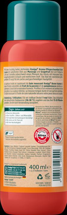 Immagine prodotto Kneipp Aroma Care Bagno Schiuma Buon Umore (400 ml, Bagnoschiuma, Oli da bagno)