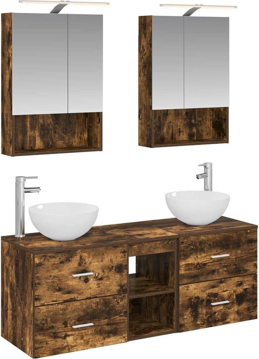 Produktbild vidaXL Badezimmerspiegel-Set (14.50 x 70 cm)