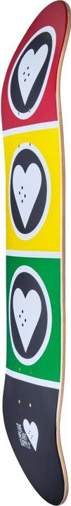 Actual product image Heart Supply Deck Only Squad Skateboard Rasta 8.125" 2021 (8.12")