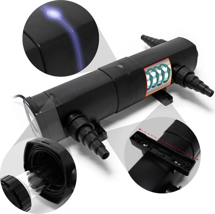 Produktbild SunSun CBF-350B CUV-224 24W SET NEO8000 Pumpe Schlauch Teichfilterset