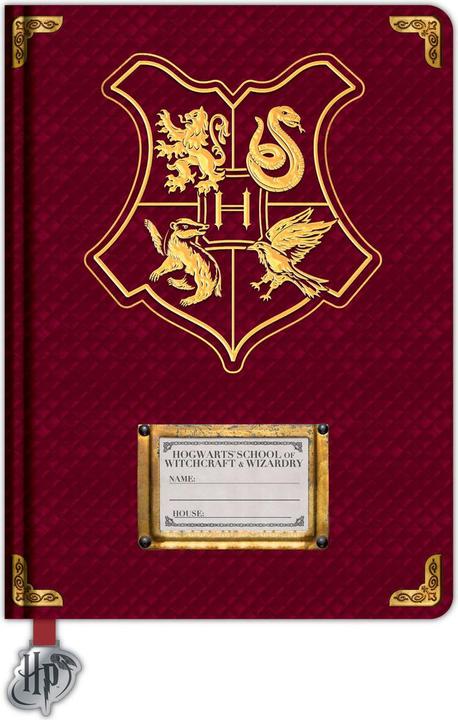 Image du produit Blue Sky Harry Potter Hogwarts A5 notebook (A5, À rayures, Couverture souple)