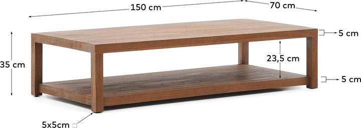 Image du produit Kave Home Sashi (70 x 150 x 35 cm)