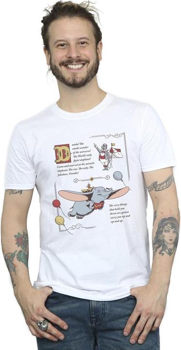 Produktbild Disney Dumbo Story Book Page TShirt (5XL)