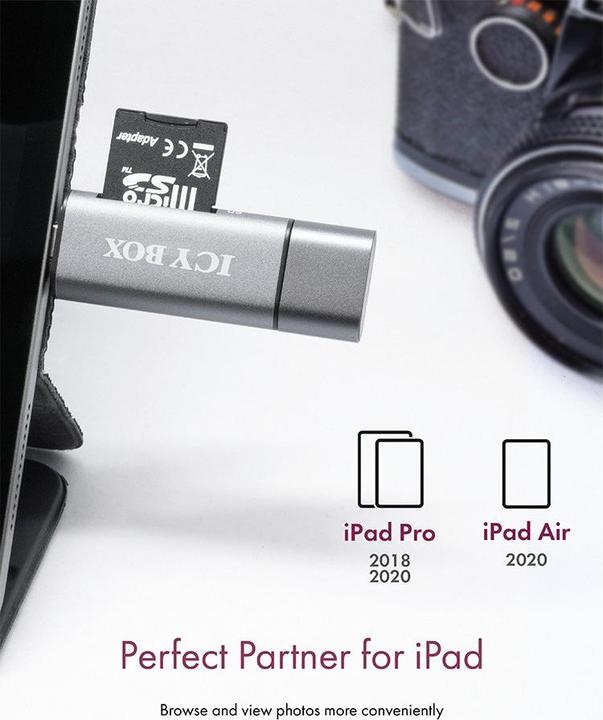 Produktbild Icy Box Ib-Cr200-C Sd (USB, USB 2.0 Micro-B)