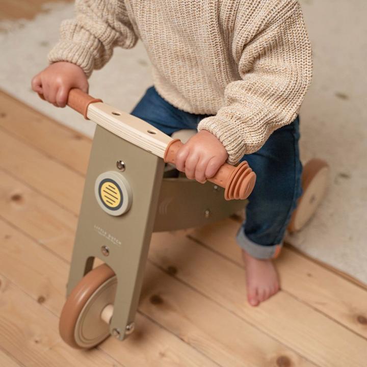 Image du produit Little Dutch - Houten driewieler olijfgroen FSC