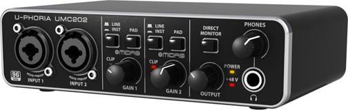Produktbild Behringer U-Phoria UMC202, 2x2 USB Audio-Interface