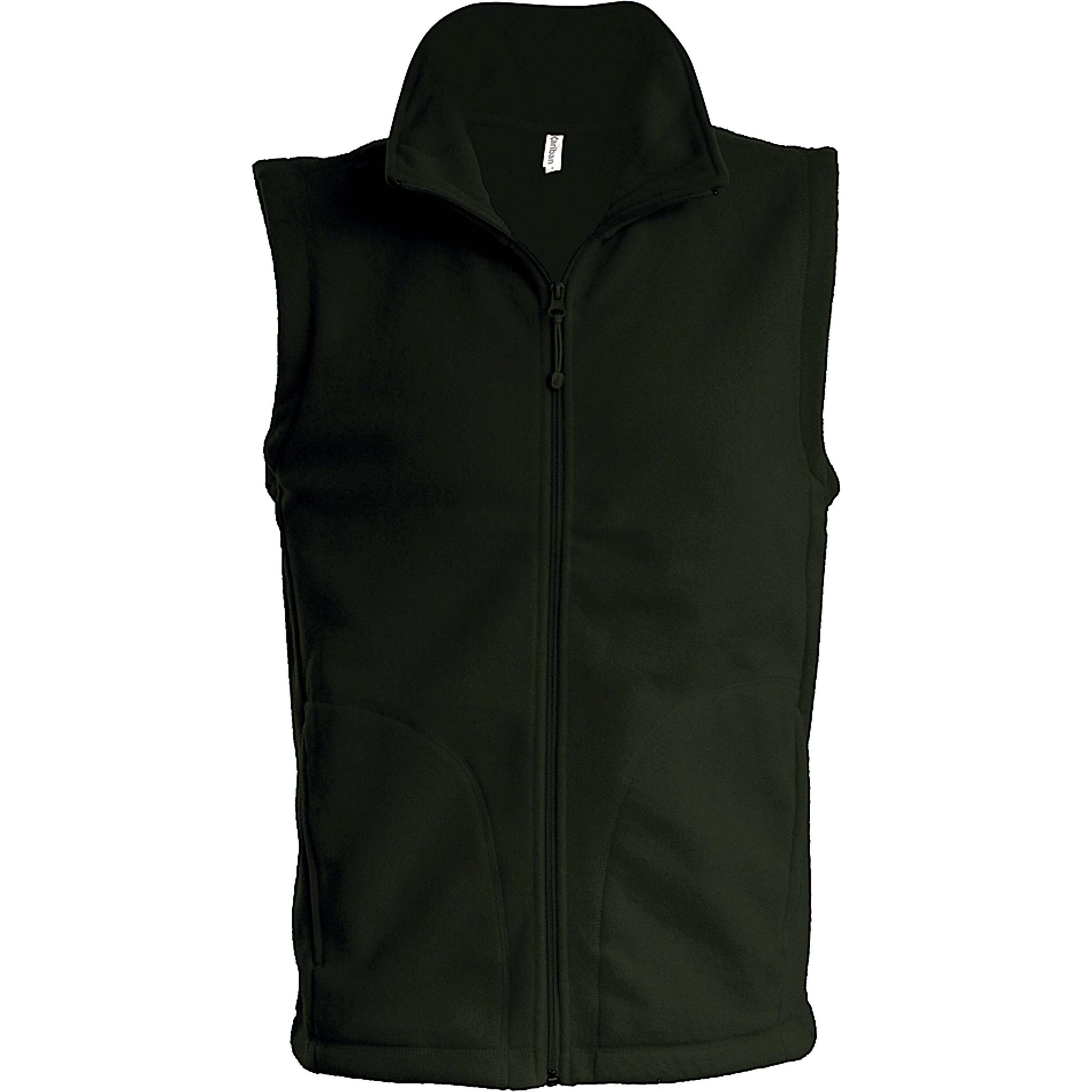 Kariban, Herren, Weste, microfleece-weste luca, Schwarz, (3XL)