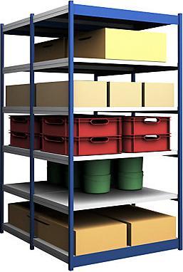 Produktbild kaiserkraft Stabil-Steckregal, doppelseitig