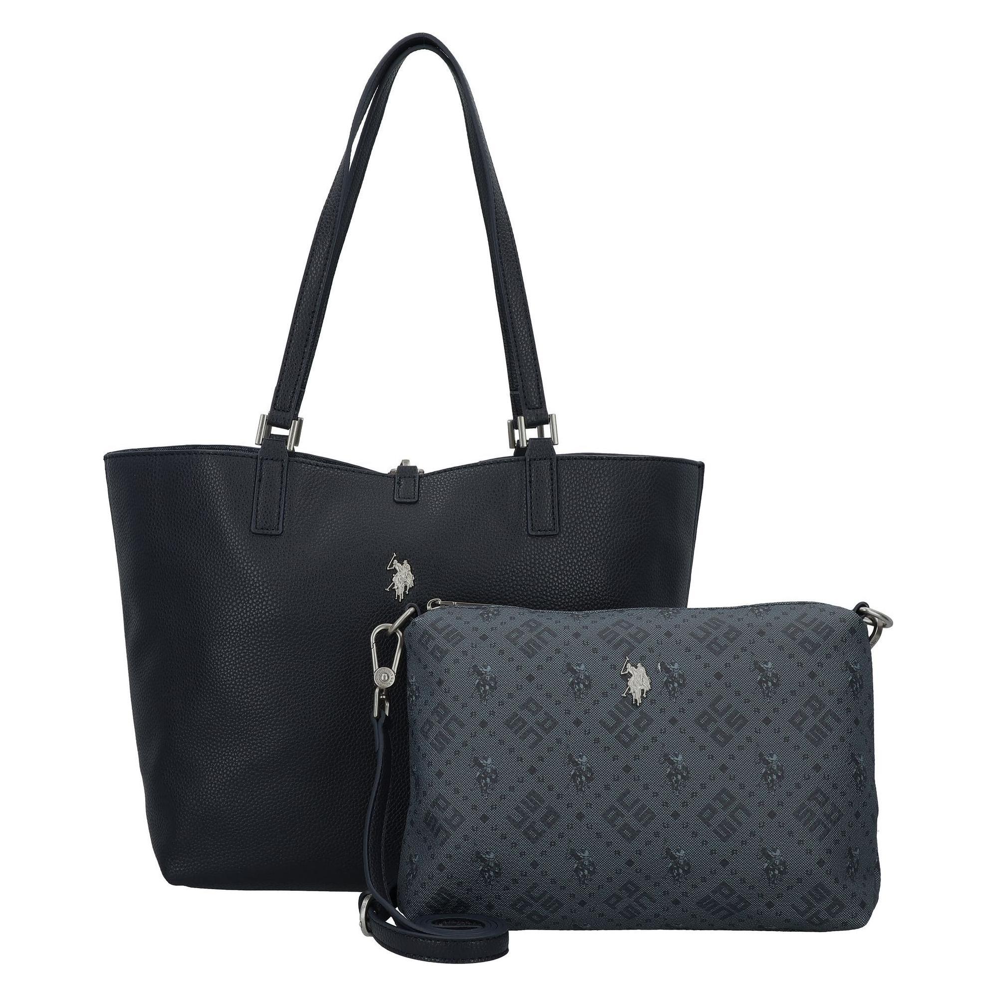 U.S. Polo, Damen, Tasche, Malibu Shopper Tasche 30 Cm, Blau, (11 l)