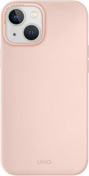 Produktbild Uniq etui Lino Hue iPhone 14 6,1" Magclick Charging różowy/blush pink (Apple iPhone 14)