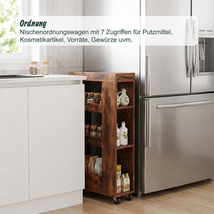 Image du produit Relaxdays Chariot de niche (18 x 60 x 85 cm)