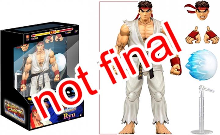 Actual product image Jada Street Fighter II Ryu