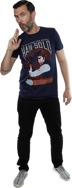 Immagine prodotto Star Wars Han Solo Rock Poster Maglietta Uomo (L)