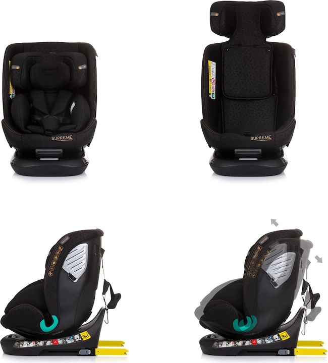 Actual product image Chipolino i-Size Supreme child car seat (Reboarder, ECE R129/i-Size Standard)