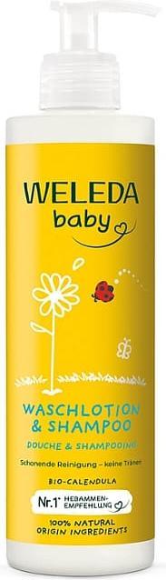 Produktbild Weleda Baby Calendula Shampoo And Body Wash (200 ml, Flüssiges Shampoo)
