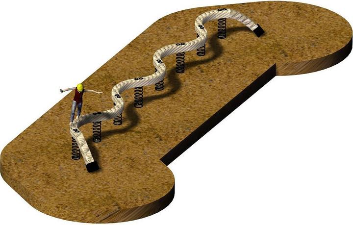 Actual product image Huck Seiltechnik Balancing snake variable