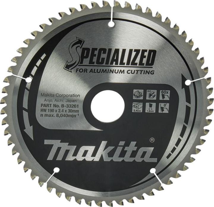 Produktbild Makita SPECIALIZED Sägeb.190x30x60Z