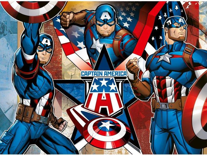 Produktbild Ravensburger Kinderpuzzle 12001073 - Der erste Avenger - 100 Teile XXL Marvel Puzzle für Kinder ab (100 Teile)