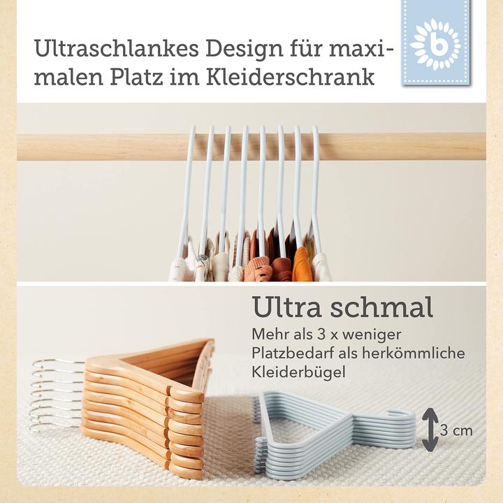 Image du produit Bieco Lot de 8 cintres (8 x)