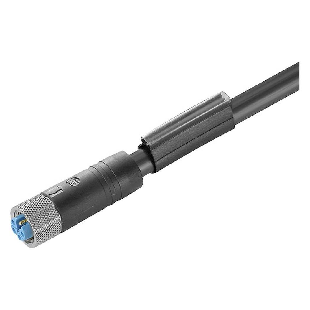 Weidmüller Nero 2455150300 Connettore A Spina Per Sensore/Attuatore Assemblato Con Presa M12 3,00 M Numero Di Poli, Cavo + Spina Elettrica,