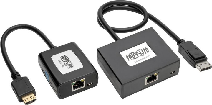 Produktbild Eaton DisplayPort to HDMI over Cat5/6 Active Extender Kit Pigtail Transmitter/Receiver for