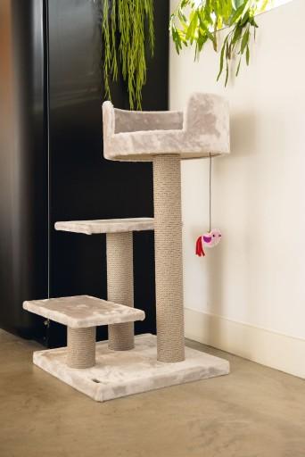 Actual product image Beeztees Bz Scratching Furniture Figo Gray 50x50 (92 cm, Grey)