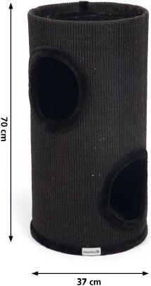 Immagine prodotto Beeztees Bz Cassonetto Tiragraffi Stina Nero 37 (70 cm, Grigio)