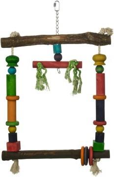 Image du produit Beeztees Bz Balançoire En Bois Perroquet Nature