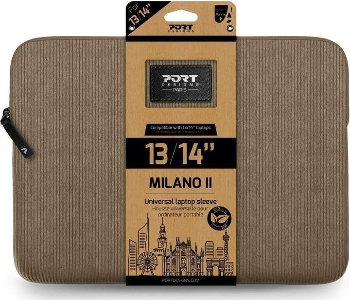 Actual product image Port Designs Port MILANO II ECO Laptoptasche 13/14" desert brown (14")