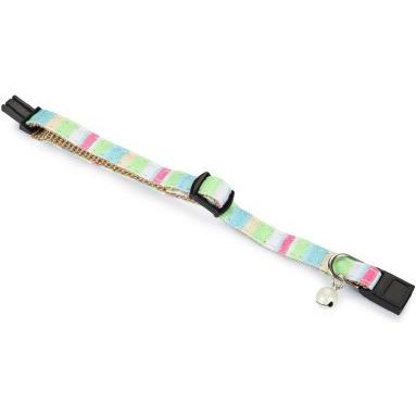Beeztees Bz Nyl Kittenhalsbd Joy Grue 1 (23, Katze), Halsband + Leine