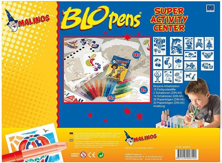 Image du produit Malinos Blopens Airbrush Pens (Multicolore, 15 x)