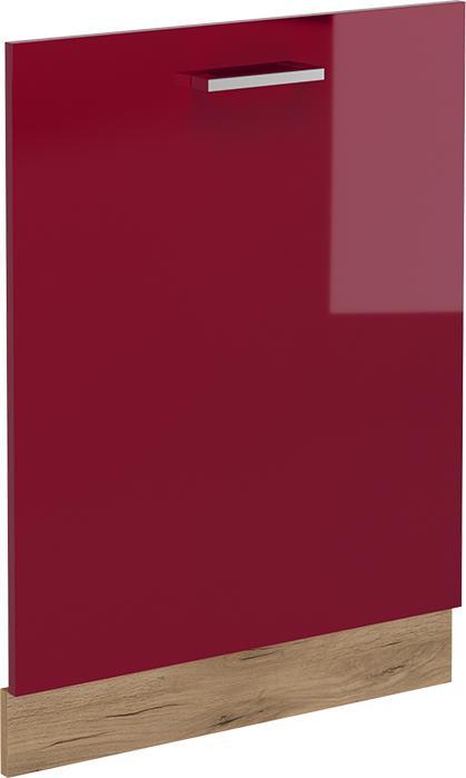 Gold power oak, Red high gloss